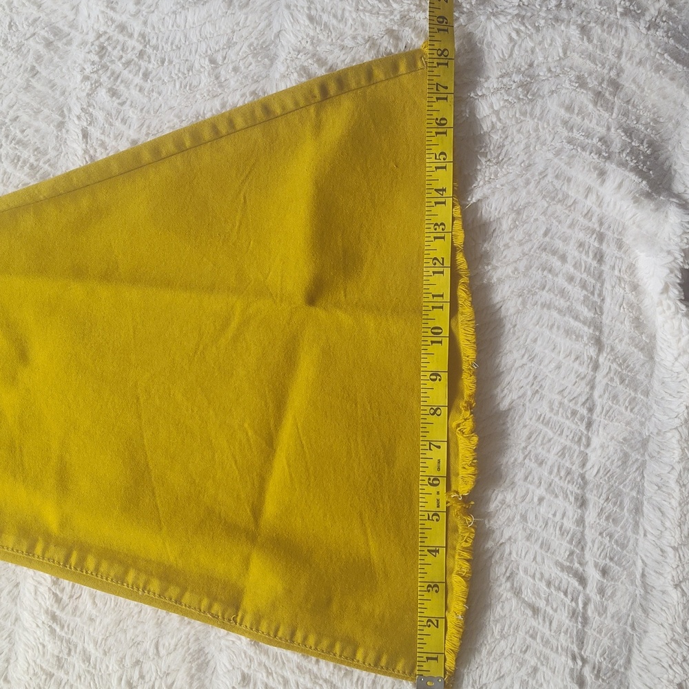 Home Folk Mustard Yellow Wide Flare Women's Pants Size 12 NWT Bell bottom - Picture 12 of 16